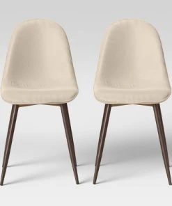 2pc Copley Upholstered Dining Chairs - Project 62™ Cream -Project 62 Shop GUEST 0ad671f7 5263 4073 8c4a e257ddc1f1c0