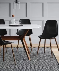 2pk Copley Armless Dining Chairs Black - Project 62™