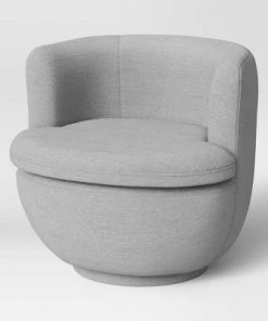 Dorton Round Swivel Barrel Chair - Project 62™ Navy Velvet -Project 62 Shop GUEST 1a10a189 fa0a 4480 991d 627d805b5619