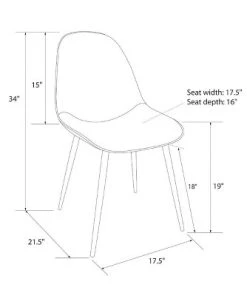 2pc Copley Upholstered Dining Chairs - Project 62™ Cream -Project 62 Shop GUEST 22c344fa 75d0 4fc7 9b05 a581300aa5f7