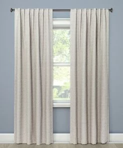1pc Blackout Doral Window Curtain Panel Cream - Project 62™ -Project 62 Shop GUEST 271584f6 fc16 4422 a313 52e0eb6cd363