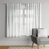1pc Light Filtering Striation Herringbone Window Curtain Panel - Project 62™ White/gray