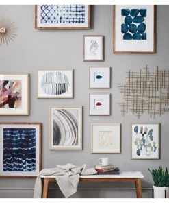 36"x30" Mid-Century Metal Wall Décor Gold - Project 62™