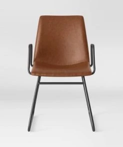 2pk Bowden Dining Chair with Arms Caramel Faux Leather - Project 62™ -Project 62 Shop GUEST 43024056 fe62 41fb 99d0 35f4ccec34c6