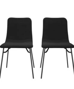 2pk Turnbull Upholstered Dining Chairs - Project 62™ Black -Project 62 Shop GUEST 46d07ebe 9ad2 439d afa2 da611b7734e1