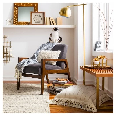 36"x30" Mid-Century Metal Wall Décor Gold - Project 62™ 2 36"x30" Mid-Century Metal Wall Décor Gold - Project 62™ - Image 2