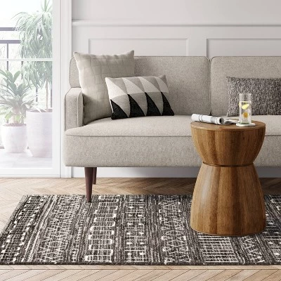 Avriel Modern Geometric Rug Gray - Project 62™ 2 Avriel Modern Geometric Rug Gray - Project 62™ - Image 2