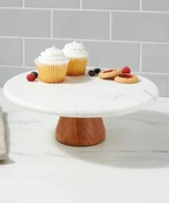 Marble and Wood Cake Stand - Project 62™