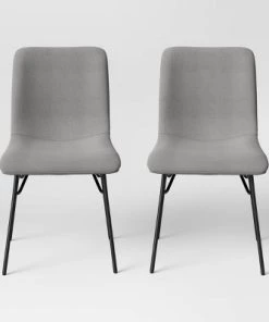 2pk Turnbull Upholstered Dining Chairs - Project 62™ Black -Project 62 Shop GUEST 5f8a9f74 d523 4a35 85ac adc394b0602a