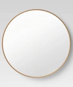 30" Flush Mount Round Decorative Wall Mirror - Project 62™ Black -Project 62 Shop GUEST 64f880f0 9dfa 4525 b5b9 e27eef737267