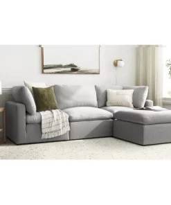 Threshold 4pc Allandale Modular Sectional Sofa Set - Project 62™ Gray