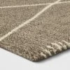 Glacier Diamond Woven Runner Rug - Project 62™ Desert Tan