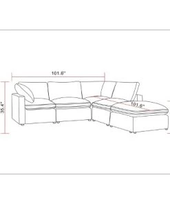 Threshold 5pc Allandale Modular Sectional Sofa Set - Project 62™ Dark Gray -Project 62 Shop GUEST 6fe5734f a99e 4188 b902 bcc9240740b5