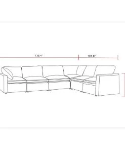 Threshold 6pc Allandale Modular Sectional Sofa Set - Project 62™ Gray -Project 62 Shop GUEST 726a1934 b02b 4ad9 a72b c86219cb5c9d