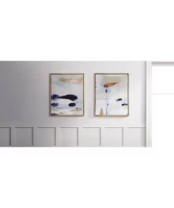 (Set of 2) 24" x 30" Abstract Framed Wall Art Canvas Beige - Project 62™ -Project 62 Shop GUEST 7318c5c3 f0e3 42e0 9964 dc7b65160505