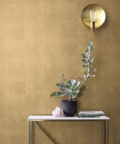 Metallic Leaf Peel & Stick Wallpaper - Project 62™ Pink