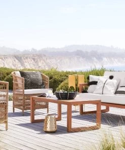 Kaufmann Wood Patio Coffee Table, Outdoor Furniture - Natural - Project 62™