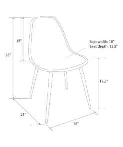 2pk Copley Armless Dining Chairs Black - Project 62™ 7 2pk Copley Armless Dining Chairs Black - Project 62™ -Project 62 Shop GUEST 909630d1 1322 40fc b4ea aea3d498d2a8