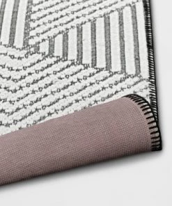 2'3"x3'9" Washable Geo Accent Rug Gray - Project 62™ -Project 62 Shop GUEST 9c68a965 c6f4 4410 9120 720fcff2e10f