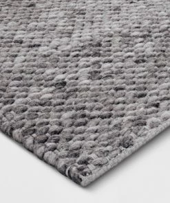 Chunky Knit Wool Woven Rug - Project 62™ Indigo