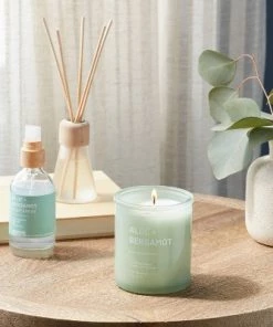 Threshold 3pk Diffuser Candle Room Spray Gift Set Aloe Bergamot - Project 62™