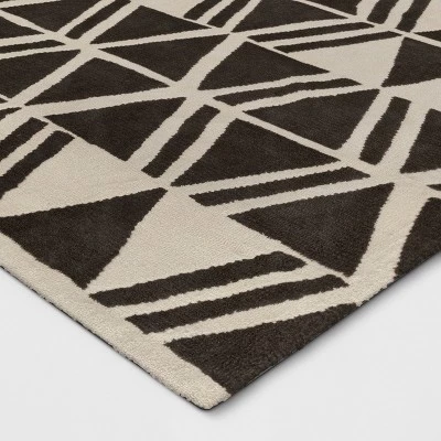 Microplush Geo Knitted Area Rug - Project 62 Light Gray 1 Microplush Geo Knitted Area Rug - Project 62 Light Gray