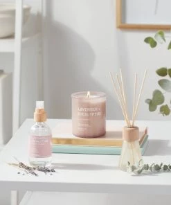 Threshold 3pk Diffuser Candles Room Spray Gift Set Eucalyptus Lavender - Project 62™