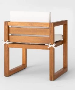 Kaufmann 2pk Wood Patio Arm Chairs - Natural - Project 62™ -Project 62 Shop GUEST eb288313 2cca 4ab2 b521 d194fdc6bf80