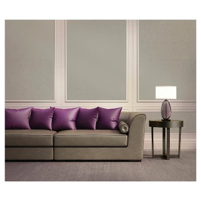 Weave Peel & Stick Wallpaper Gray/Silver - Project 62™ 3 Weave Peel & Stick Wallpaper Gray/Silver - Project 62™ - Image 3