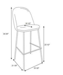 Nils Brass Base Counter Height Barstool - Project 62™ Navy Blue -Project 62 Shop GUEST f3b5ce5c 744a 464c 8ef2 21926cc9dce4